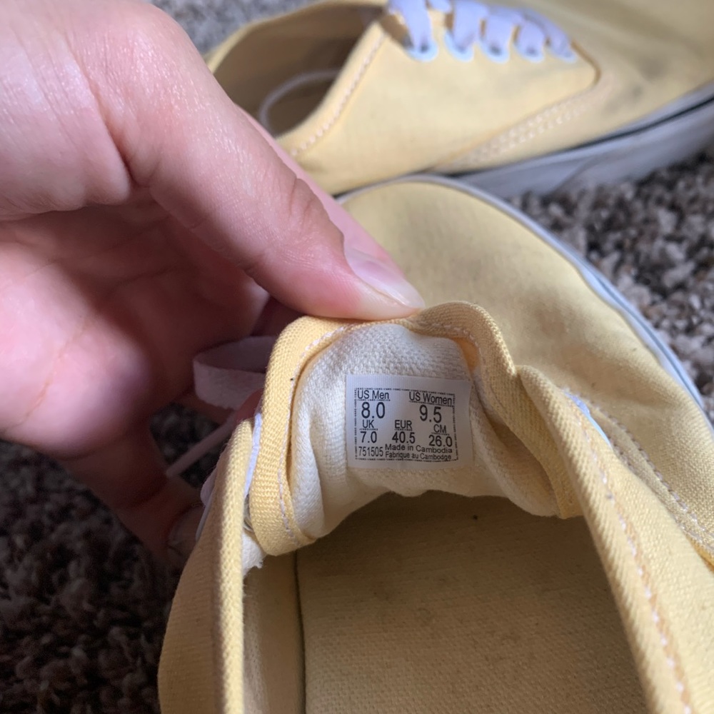 Yellow Vans - image 2